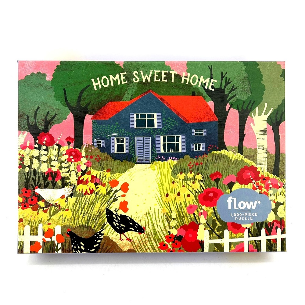 Flow Home Sweet Home 1000 Piece Puzzle Lotte Dirks Illustration Workman Puzzles
